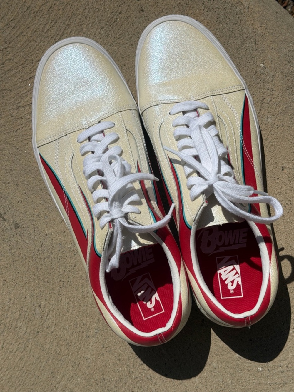 Vans Old Skool X David Bowie "Aladdin Sane" Size 13 Rare NWOB